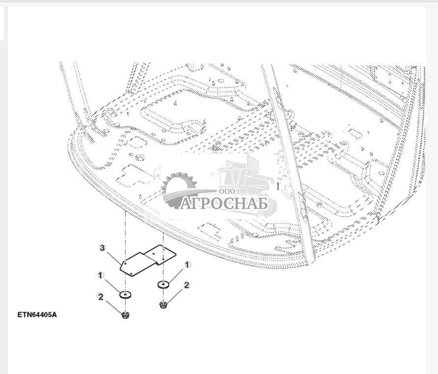 Пластина рычага переключения передач 